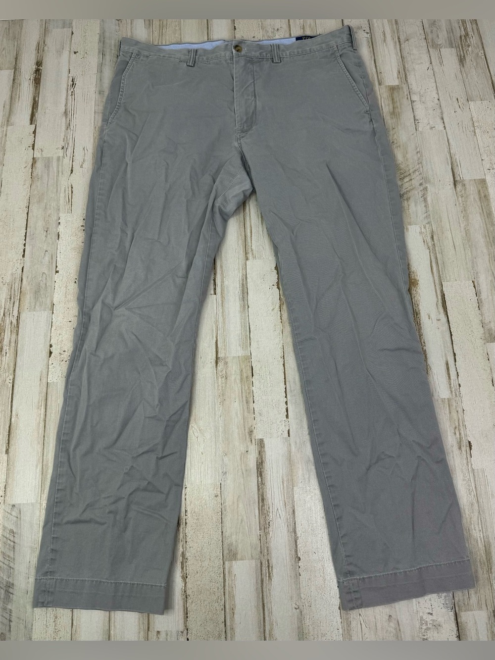 Polo Ralph Lauren 36x31 Classic Fit Gray Cotton Casual Pants Men's